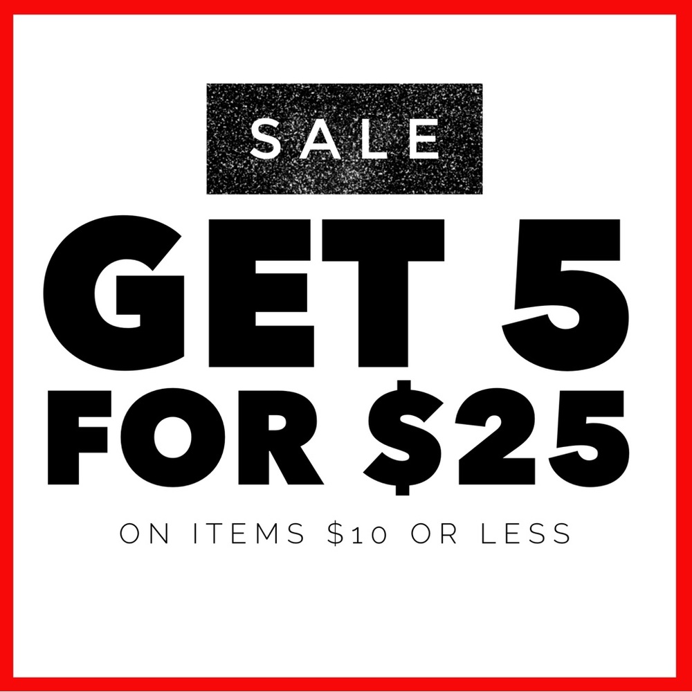 ⭐️ 5 FOR $25… Under $10 ⭐️